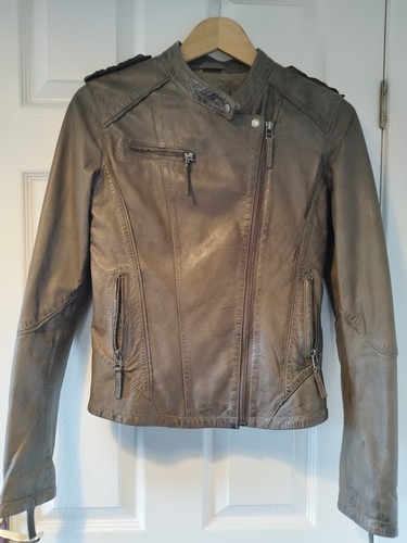 Leather jacket - leather,