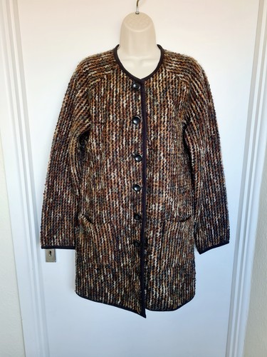 Gharani strok brown - brown, knit