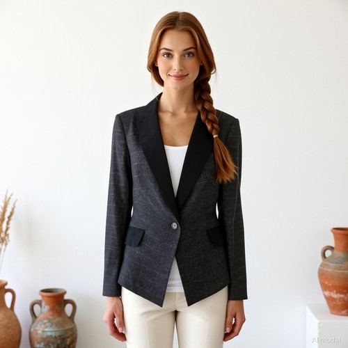 Old money blazer - blazer, grey