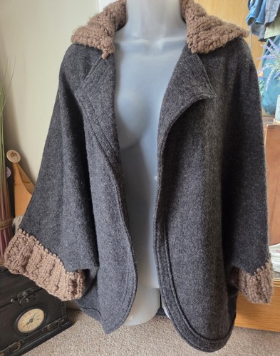 Gharani strok grey wool - strok~grey, knit